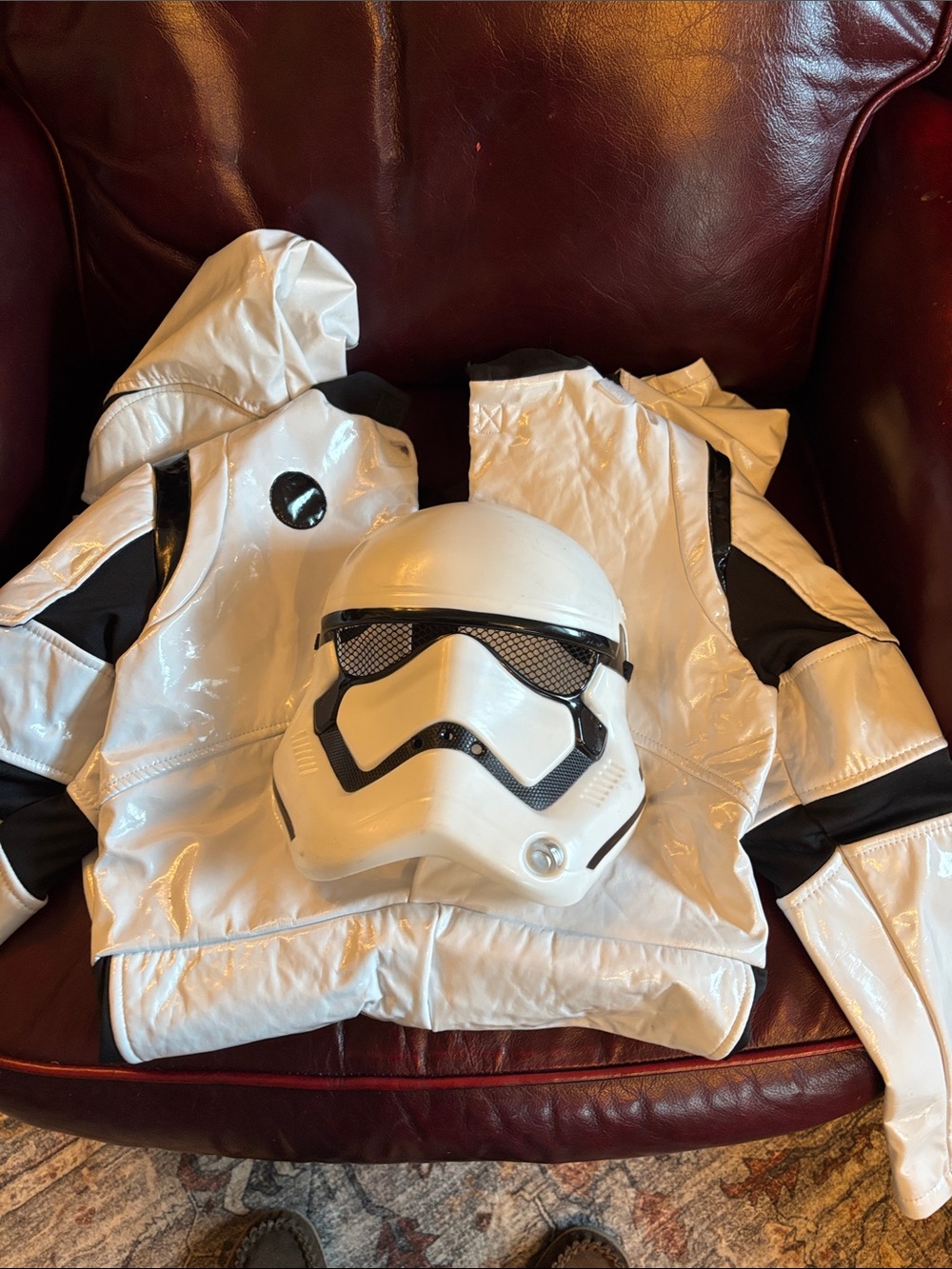 Disney Stormtrooper Costume Jacket and Helmet - White & Black